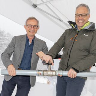 2024 Anschluss der Wasserleitung Tamins nach Domat Ems - Mit Erich Kohler