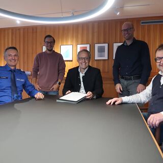 2021 Unterzeichnung Leistungsvereinbarung Gemeindepolizei